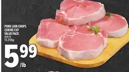 Metro PORK LOIN CHOPS CENTRE CUT VALUE PACK offer