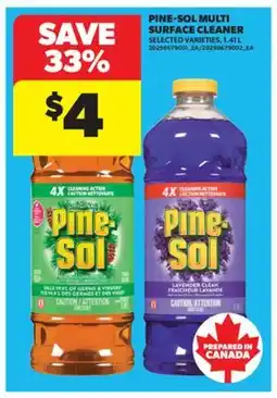 Real Canadian Superstore PINE-SOL MULTI SURFACE CLEANER, 1.41 L offer