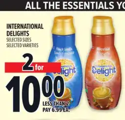 Metro INTERNATIONAL DELIGHTS offer