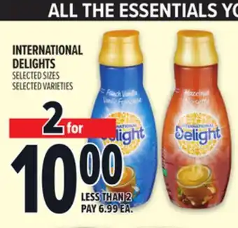 Metro INTERNATIONAL DELIGHTS offer