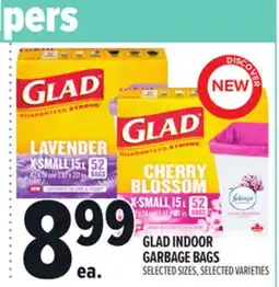 Metro GLAD INDOOR GARBAGE BAGS offer