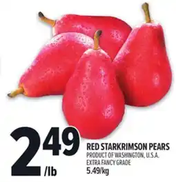 Metro RED STARKRIMSON PEARS offer
