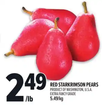 Metro RED STARKRIMSON PEARS offer