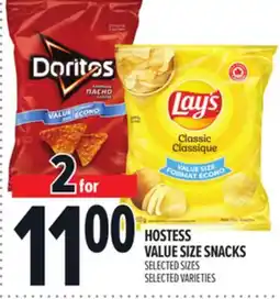 Metro HOSTESS VALUE SIZE SNACKS offer