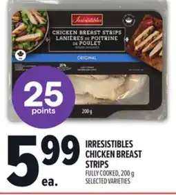 Metro IRRESISTIBLES CHICKEN BREAST STRIPS offer