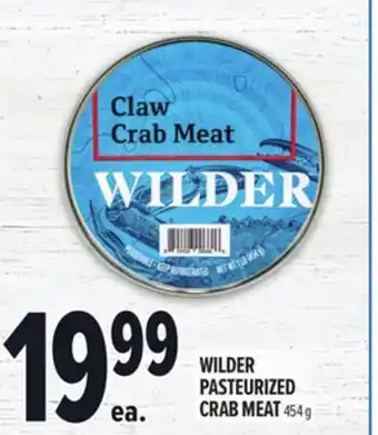 Metro WILDER PASTEURIZED CRAB MEAT offer
