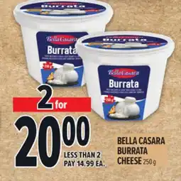 Metro BELLA CASARA BURRATA CHEESE offer