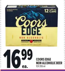 Metro COORS EDGE NON-ALCOHOLIC BEER offer