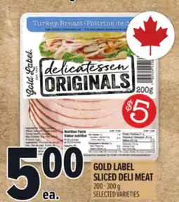 Metro GOLD LABEL SLICED DELI MEAT offer