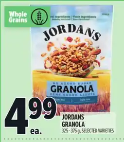 Metro JORDANS GRANOLA offer