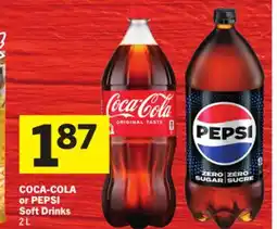 Foodland COCA-COLA or PEPSI Soft Drinks offer