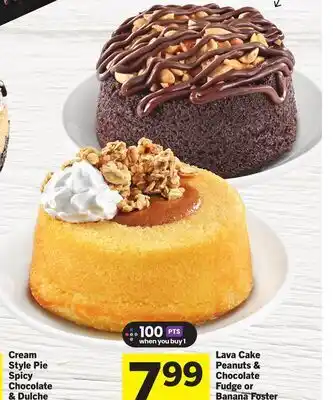Foodland Lava Cake Peanuts & Chocolate Fudge or Banana Foster offer