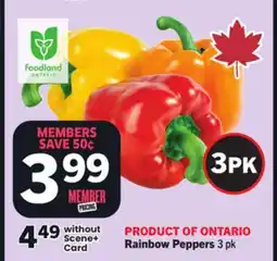 Foodland Rainbow Peppers offer