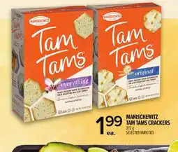 Metro MANISCHEWITZ TAM TAMS CRACKERS offer