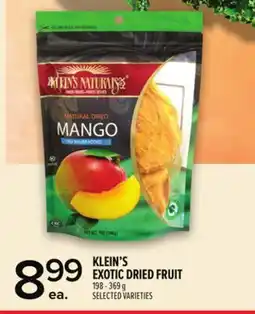 Metro KLEIN'S EXOTIC DRIED FRUIT offer