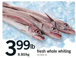 Fortinos FRESH WHOLE WHITING offer