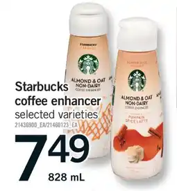 Fortinos STARBUCKS COFFEE ENHANCER, 828 mL offer