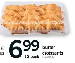 Fortinos BUTTER CROISSANTS, 12 pack offer