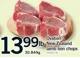 Fortinos OVATION NEW ZEALAND LAMB LOIN CHOPS offer
