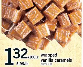 Fortinos WRAPPED VANILLA CARAMELS offer