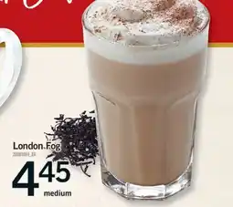 Fortinos LONDON FOG offer