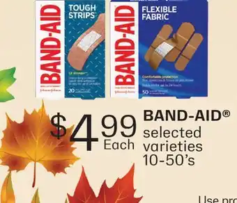Fortinos BAND-AID , 10-50's offer