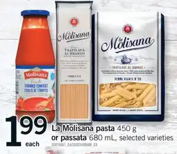 Fortinos LA MOLISANA PASTA, 450 G OR PASSATA 680 ML offer