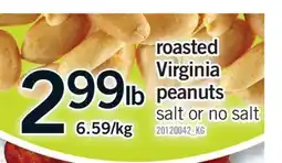 Fortinos ROASTED VIRGINIA PEANUTS offer