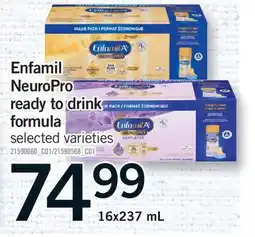 Fortinos ENFAMIL NEUROPRO READY TO DRINK, 16x237 mL offer