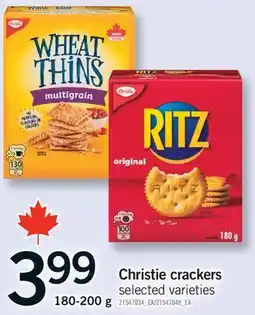 Fortinos CHRISTIE CRACKERS, 180-200 g offer