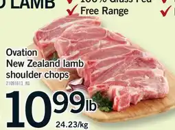 Fortinos OVATION NEW ZEALAND LAMB SHOULDER CHOPS offer