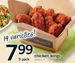 Fortinos CHICKEN WINGS, 5 PACK offer