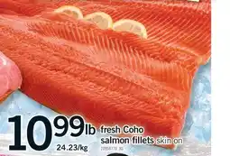 Fortinos FRESH COHO SALMON FILLETS offer
