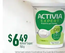 Fortinos ACTIVIA EXPERT, 750 g offer