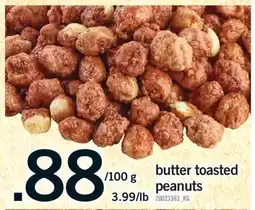 Fortinos BUTTER TOASTED PEANUTS offer