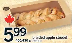 Fortinos BRAIDED APPLE STRUDEL, 400/430 G offer