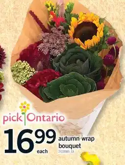 Fortinos AUTUMN WRAP BOUQUET offer