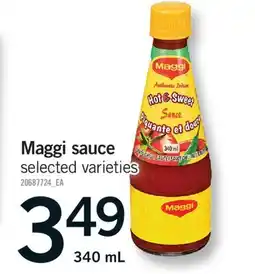 Fortinos MAGGI SAUCE, 340 mL offer