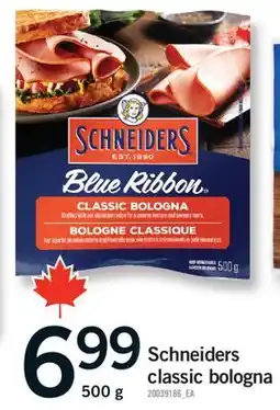 Fortinos SCHNEIDERS CLASSIC BOLOGNA, 500 g offer