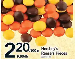 Fortinos HERSHEY'S REESE'S PIECES, 100 G offer