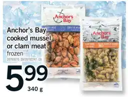 Fortinos ANCHOR'S BAY COOKED MUSSEL OR CLAM MEAT, 340 G offer