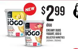 Fortinos IÖGO CREAMY DUOS YOGURT, 650 G offer