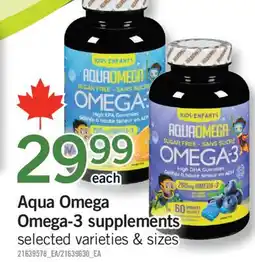 Fortinos AQUA OMEGA OMEGA-3 SUPPLEMENTS offer