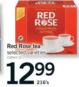 Fortinos RED ROSE TEA, 216'S offer