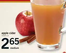 Fortinos APPLE CIDER offer