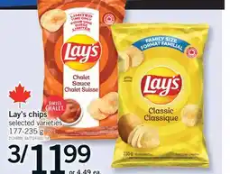 Fortinos LAY'S CHIPS, 177-235 G offer