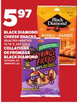 Independent Grocer BLACK DIAMOND CHEESE SNACKS, 12/16 'S, 252-336 G offer
