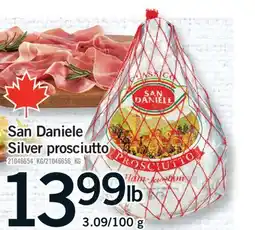 Fortinos SAN DANIELE SILVER PROSCIUTTO offer