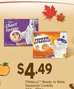 Fortinos PILLSBURY READY TO BAKE SEASONAL COOKIES, 260-396G offer