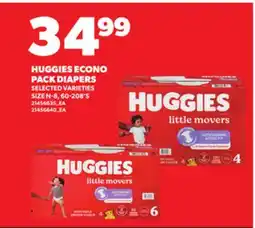 Independent Grocer HUGGIES ECONO PACK DIAPERS, 60-208'S offer
